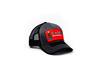 Case Eagle Logo Hat, Gray/Black Mesh