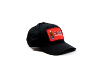 Case Eagle Logo Hat, Solid Black