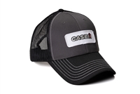 CaseIH Logo Hat, Gray with Black Mesh