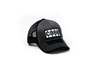 Case Tire Tread Logo Hat, Gray/Black Mesh