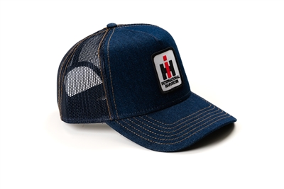 International Harvester IH Logo Hat, Denim Trucker