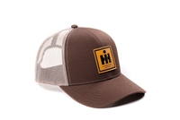 International Harvester Leather Emblem Hat, Brown