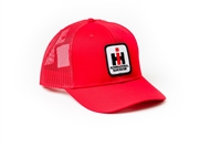 International Harvester Logo Hat, red mesh
