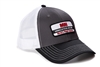 Minneapolis Moline Logo Hat, World's Finest Tractor Logo, Black/White/Gray