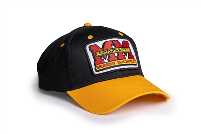 Minneapolis Moline Hat, Black and Gold