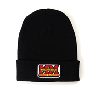 Minneapolis Moline Logo Hat, Black Knit Beanie