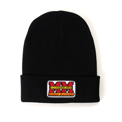 Minneapolis Moline Logo Hat, Black Knit Beanie