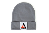 Allis Chalmers Knit Hat, new style logo, gray