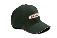 Oliver Logo Hat, Oval Oliver Logo, Green with Tan Sandwich Brim