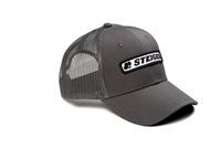 Steiger Logo Hat, Gray Mesh, Youth Size