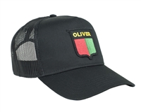 Vintage Oliver Trucker Hat, Black Mesh