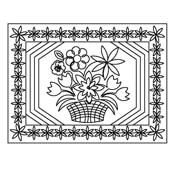 Basket of Flowers Placemat