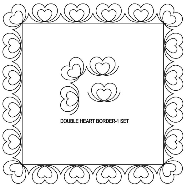 Double Heart Border-1 Set