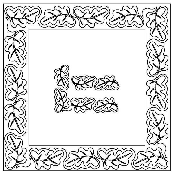 Oak Leaf-2 Border Set