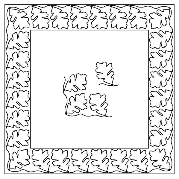 Oak Leaf-3 Border Set