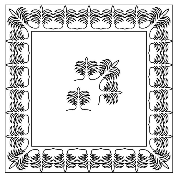 Palm Leaf-2 Border Set