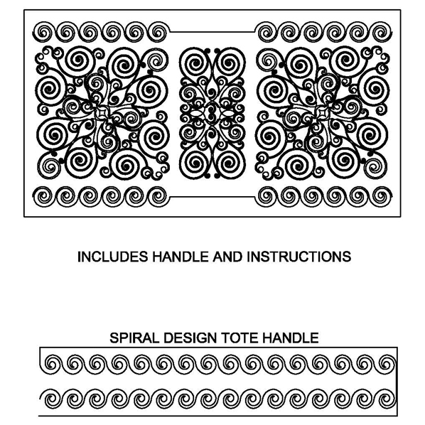 Spiral Design Tote Bag