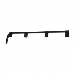 Black Straight Mud Flap Hanger - No Coil