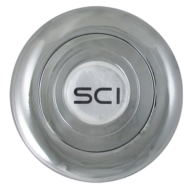 Chrome Horn Button (77502)