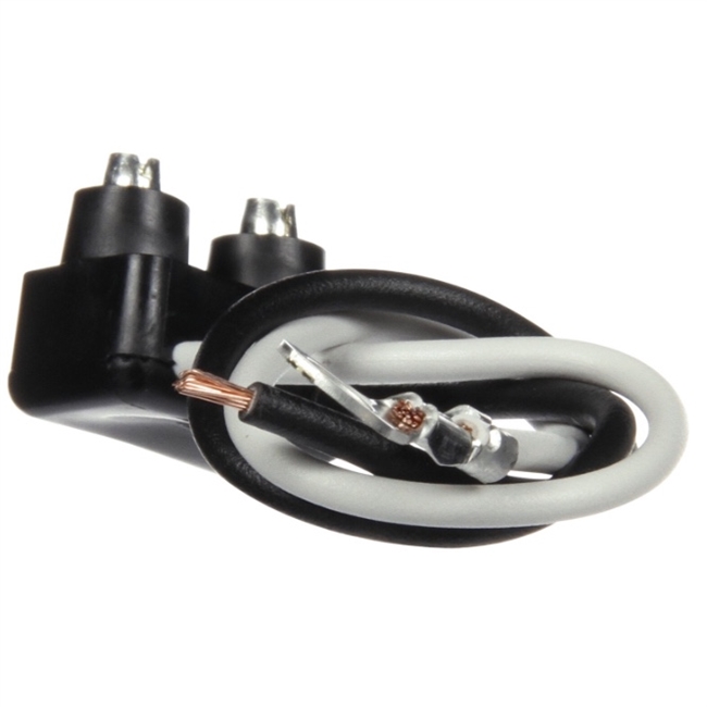 Marker Clearance Plug, 16 Gauge GPT Wire, PL-10 Right Angle, Stripped End/Ring Terminal, 6.5 in.