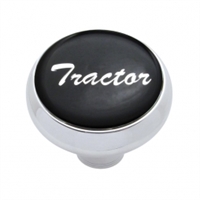 "Tractor" Deluxe Air Valve Knob - Black Glossy Sticker