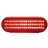 60 LED Oval Stop, Turn & Tail - Red LED/Red Lens