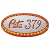 32 LED Large Peterbilt Emblem Light - Amber LED/Amber Lens