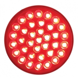 36 LED Economy 4" Stop, Turn & Tail Light - Red/Red Lens