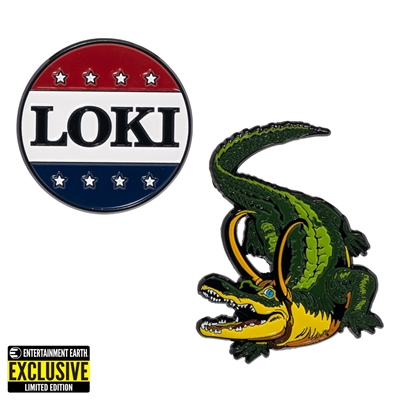 Entertainment Earth Exclusive - Loki for President Enamel Pin 2pk