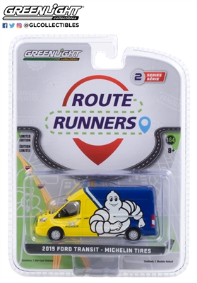 Greenlight Route Runners Series 2 - 2019 Ford Transit - Michelin Tires
