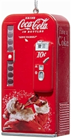 Kurt Adler Holiday Ornament - Coca-Cola Vending Machine