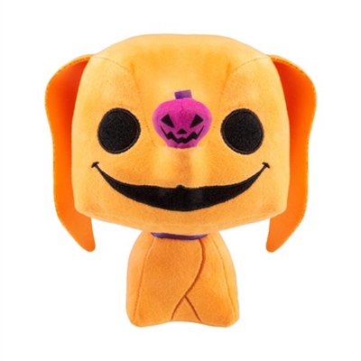 Funko The Nightmare Before Christmas Black Light POP! Plushies - Zero