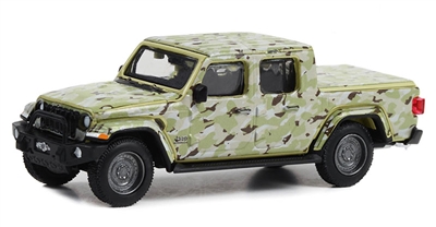 Greenlight Collectibles Battalion 64 Series 3 - U.S. Army - Military-Spec Camouflage - 2022 Jeep Gladiator