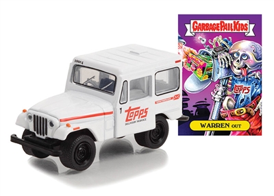 Greenlight Collectibles Garbage Pail Kids Series 4 - 1975 Jeep DJ-5 - Warren Out