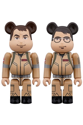 Bearbrick 100% Series - Ghostbusters Raymond Stantz & Egon Spengler