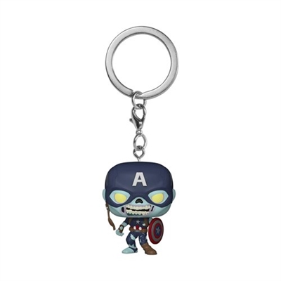 Funko POP! What If Zombie Captain America Key Chain