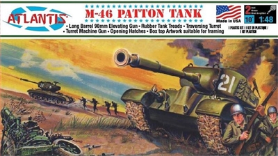 Atlantis Model Kit - M-46 Patton Tank