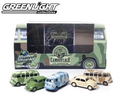 GreenLight Motor World 5-Packs - Volkswagen Camouflage Collection