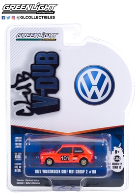 Greenlight Club Vee-Dub Series 12 - 1975 Volkswagen Golf Mk 1 Group 2 #101