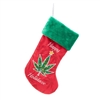 Kurt Adler Holiday 18" Stocking - Holidaze Cannabis