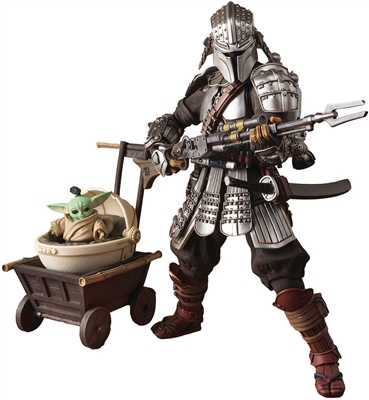 Bandai Spirits Meisho Movie Realization - Ronin Mandalorian & Grogu (Beskar Armor)