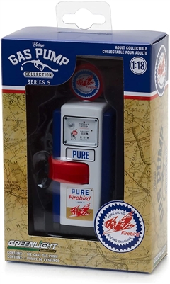 Greenlight Vintage Gas Pump Series 5 - 1948 Wayne 100-A Pure Firebird (14050-B)