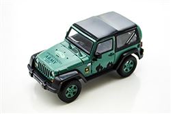 Greenlight - 2012 Jeep Wrangler U.S. Army Soft Top - Dark Green