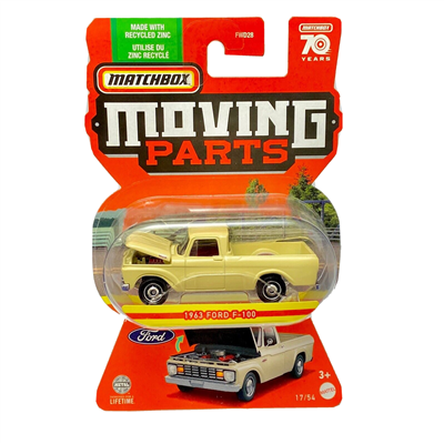2023 Matchbox Moving Parts Diecast Vehicle - 1963 Ford F-100  (17/54)