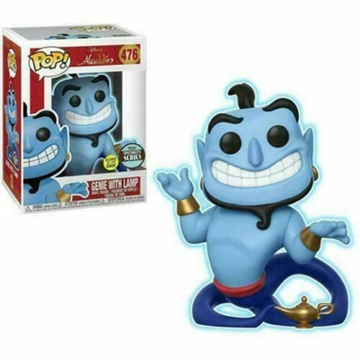 Funko- Pop Aladdin Genie with Lamp Glow Vinyl Figure