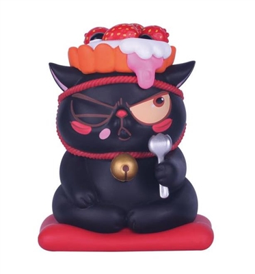 52Toys Food on Head Dessert Series Vinyl Figure - Cat with Tart