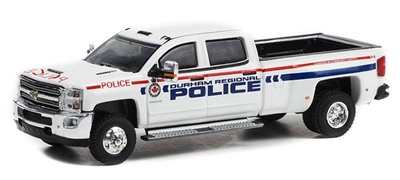 Greenlight Collectibles Dually Drivers Series 9 - 2018 Chevrolet Silverado 3500 Dually  Canada Regional Police