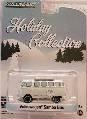 Greenlight - Holiday Collection - Volkswagen Samba Bus (Green Machine)