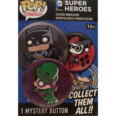 Funko POP! Buttons - DC Comics Super Heroes - Riddler