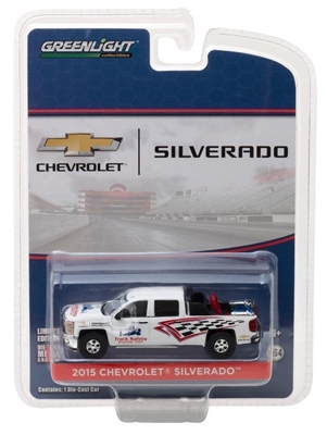 Greenlight - Hobby Exclusive - 2015 Chevrolet Silverado with Safety Equipment Diecast Vehicle